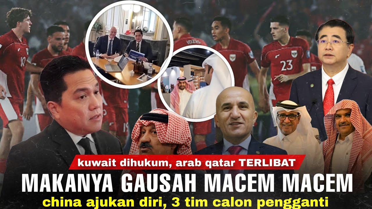 Kuwait Sah Dihukum, Seret Arab & Qatar: China Ajak Revans, 3 Tim Siap Gantikan. Kepo Atmosfernya