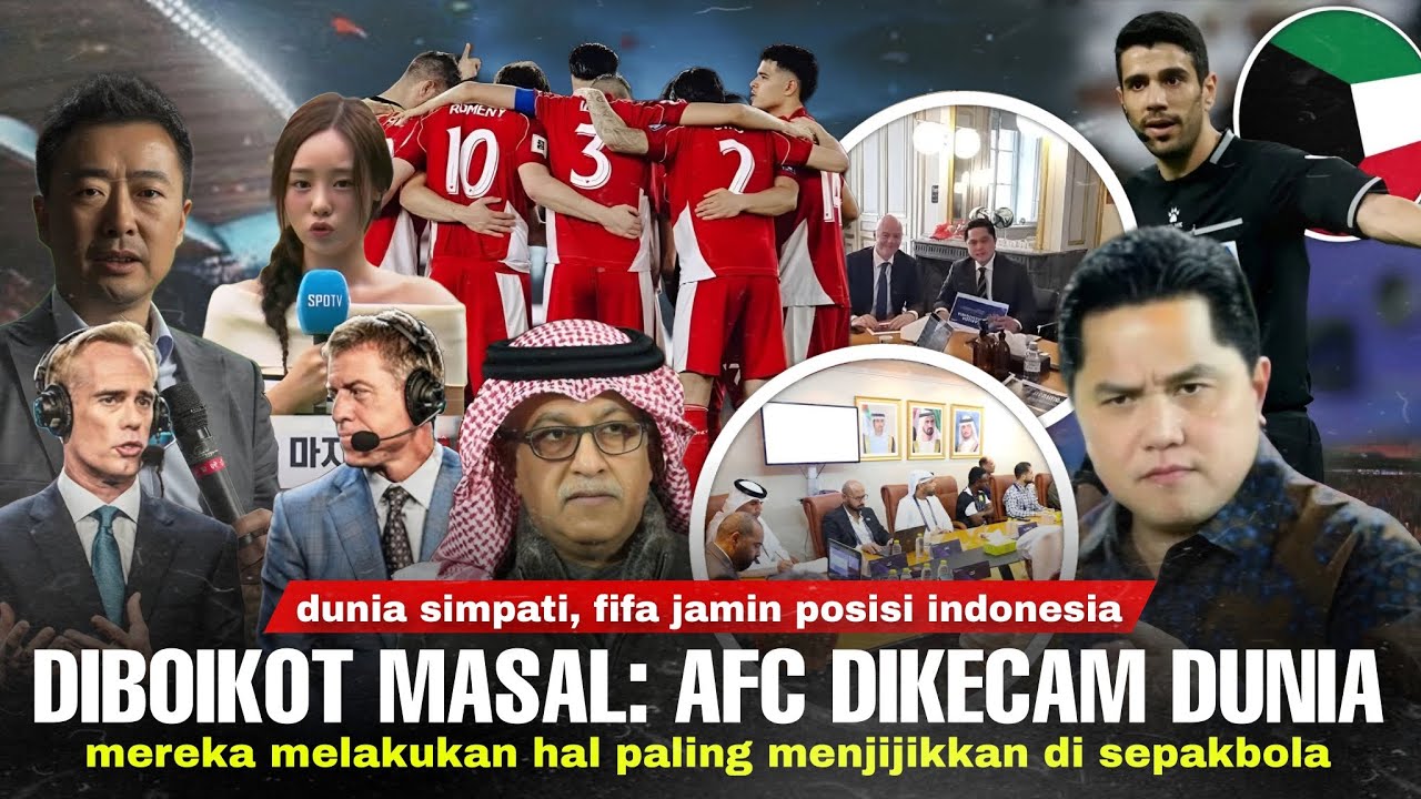 Youtube Thumnail image of : SKANDAL BESAR! Duniapun Heran, Segitunya Timteng Takut Lawan Garuda: FIFA Jamin Posisi Indo. Lawan