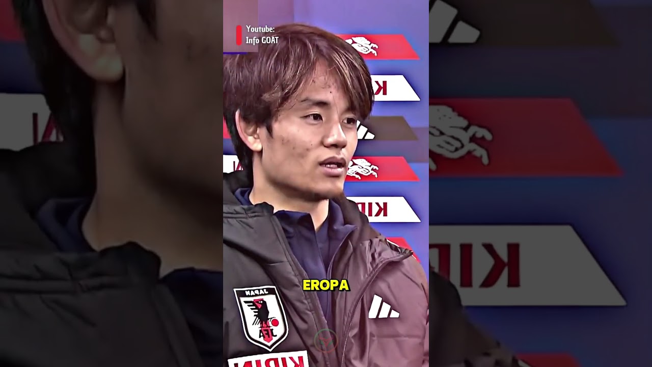 Youtube Thumnail image of : Bintang Jepang Takefusa Kubo angkat bicara soal Timnas Indonesia! Ia sebut Garuda punya banyak