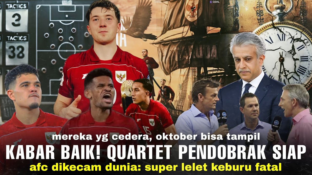 Mereka Kembali: ‘Quartet Khusus Sedang Dibentuk’. ET: Garuda Siap Fullteam. Dunia Kecam AFC ‘Lelet’