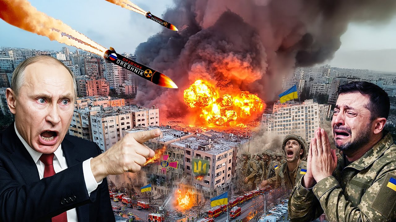 Youtube Thumnail image of : SERANGAN TERBARU RUSIA! Markas & Depot Bahan Bakar Ukraina Hancur, Zelensky Minta Ampun