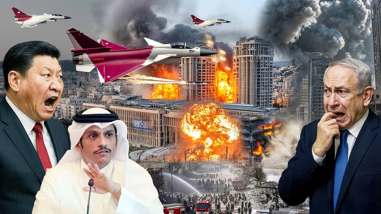Youtube Thumnail image of : QATAR BORONG JET TEMPUR CANGGIH DARI CHINA! Siap Balas Serangan Israel, NETANYAHU PANIK!