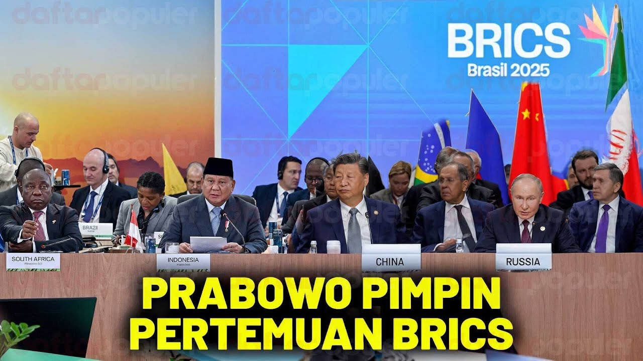 Youtube Thumnail image of : Prabowo Pimpin Brics Untuk Majukan Indonesia dan kerjasama ASIA Untuk Kuasai Dunia