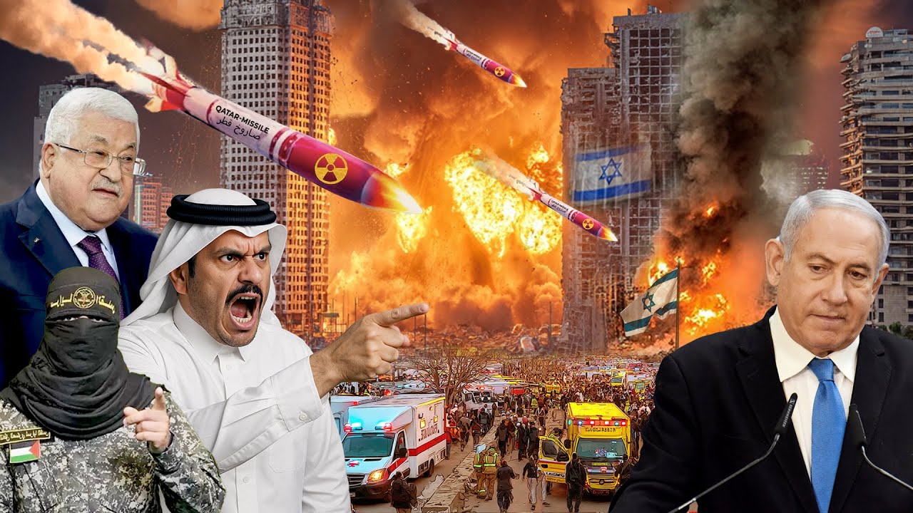 Youtube Thumnail image of : PM QATAR MARAH BESAR!? Serangan Balik Qatar & H4m4s Hantam Tel Aviv, Israel Status Darurat