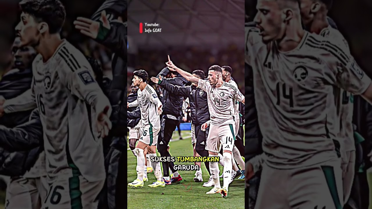Youtube Thumnail image of : Fans arab Saudi tersenyum manis, bawa tiga point, Sukses tumbangkan Garuda,