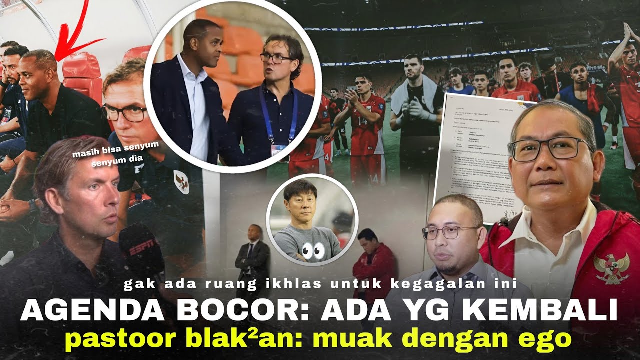 Youtube Thumnail image of : Bocor! Bahasan Utama Rapat Exco, Kluivert Out Pengganti Ditemukan: Terungkap Alex Emang Muak dgn PK