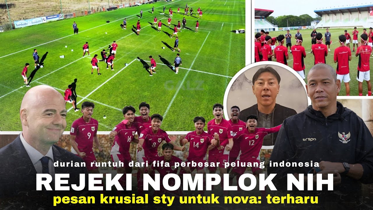 Youtube Thumnail image of : Belum Tanding Udah Untung: 'Durian Runtuh' Dari FIFA Buat Timnas U17. Pesan Krusial STY Untuk Nova