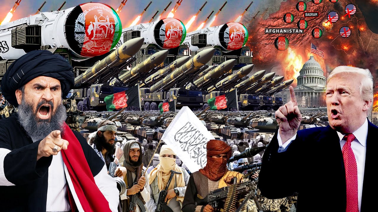 Youtube Thumnail image of : TRUMP PANIK, Pangkalan Militer Bagram Direbut Taliban, Afghanistan Siap Perang Lawan AS