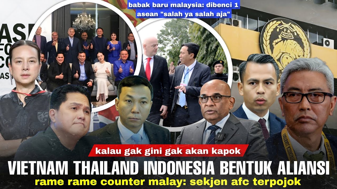 Youtube Thumnail image of : Satu ASEAN Dah Males, FAM Gapunya Malu: Vietnam Tuntut Sekjen AFC Ke FIFA, Thailand Indonesia Dukung