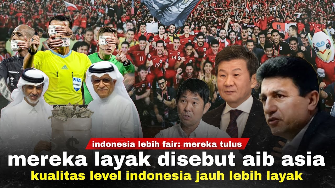 Youtube Thumnail image of : Mereka Gapunya Malu, Indonesia Lebih Layak: Jepang Korea Iran Muak dgn Arab & Qatar. Trio JRO Ready