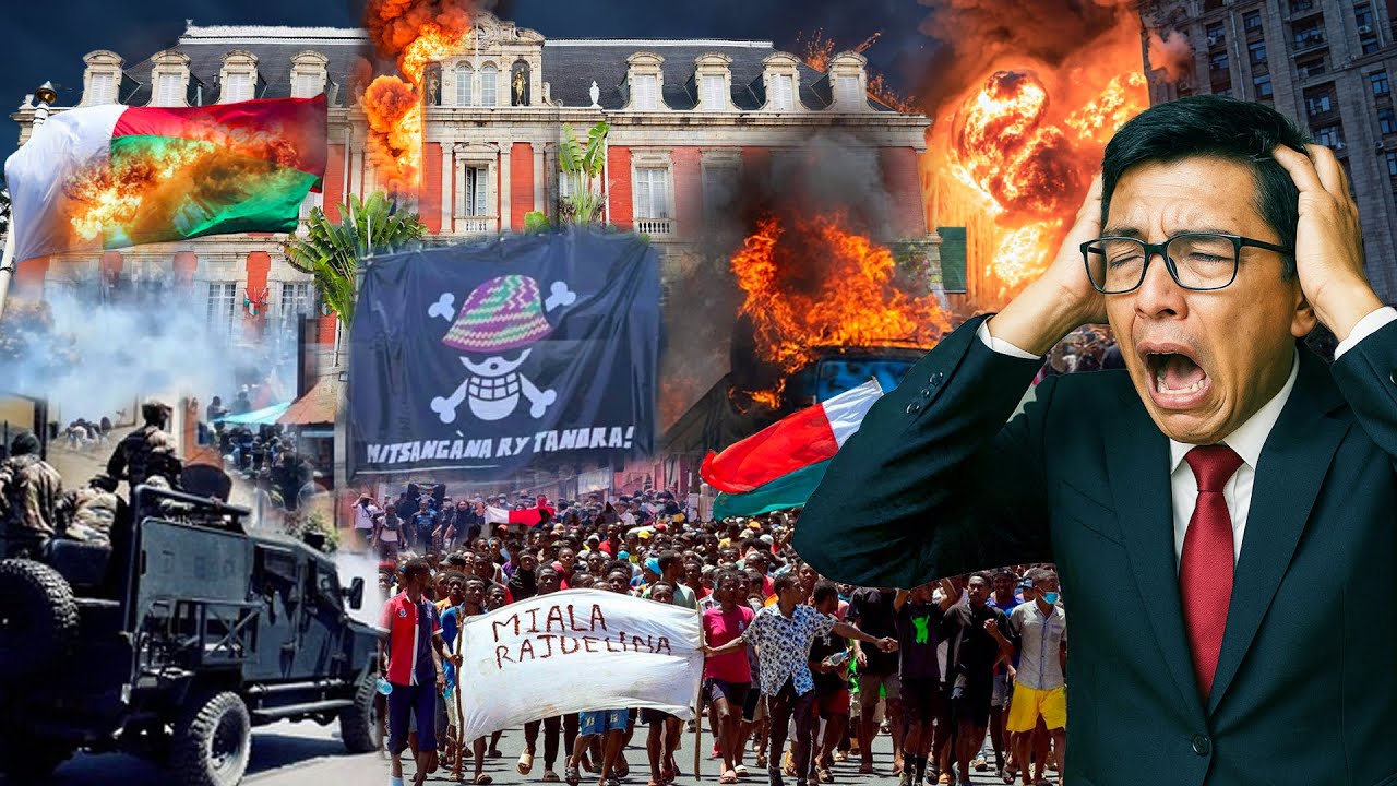 Youtube Thumnail image of : REVOLUSI GEN Z MADAGASKAR! Pemerintahan Runtuh, Bendera One Peace Kembali Berkibar
