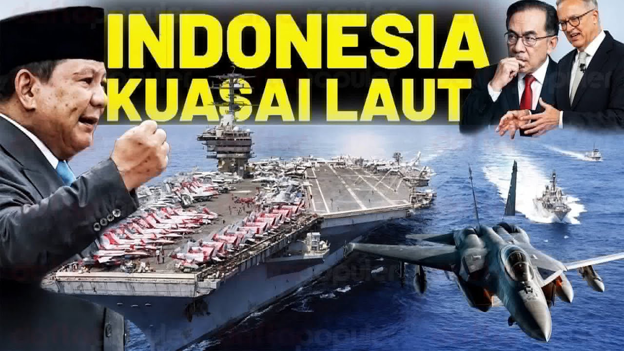 Youtube Thumnail image of : INDONESIA GEMPARKAN ASIA! Prabowo Borong Kapal Induk Italia, Negara Tetangga Ketakutan 🚢🔥
