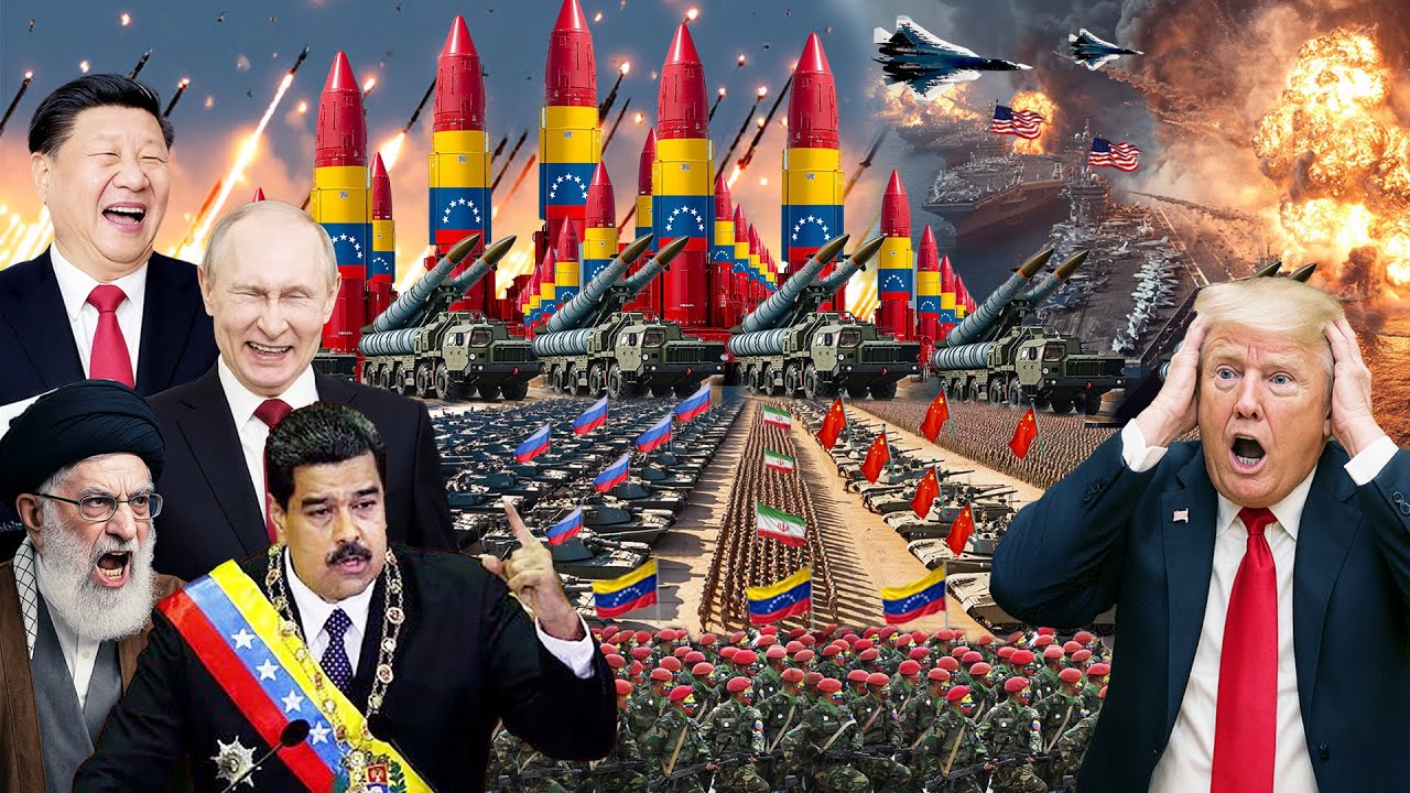 Youtube Thumnail image of : GENG CHINA–RUSIA DUKUNG MADURO TANTANG BARAT ! Trump Panik Lihat Kekuatan Militer Venezuela
