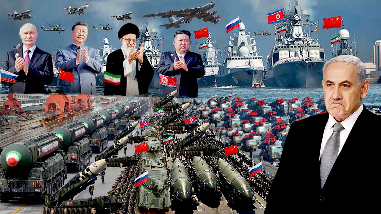 Youtube Thumnail image of : RUSIA AJAK CHINA DAN KORUT BANTU IRAN!? Kekuatan Militer Iran Makin Ganas, AS-Israel Mulai Ketakutan