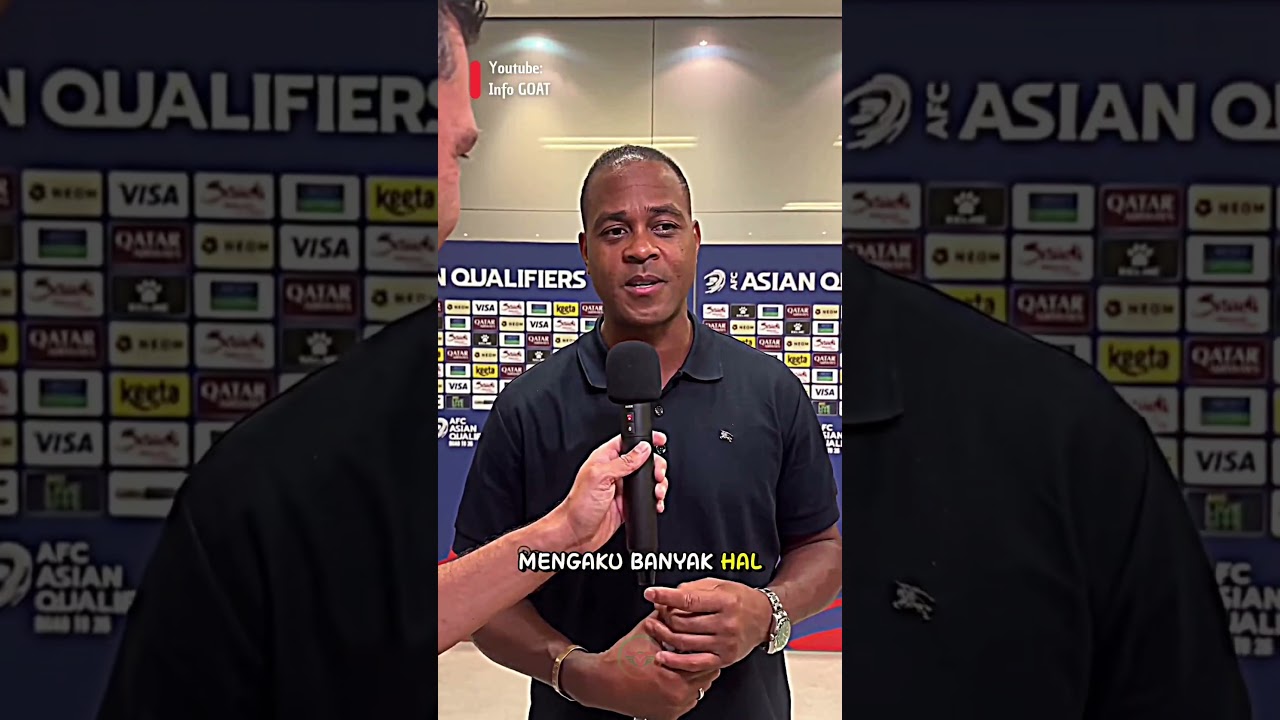 Youtube Thumnail image of : Patrick Kluivert akhirnya buka suara, Ia minta maaf atas kegagalan ini, mengaku banyak hal di luar