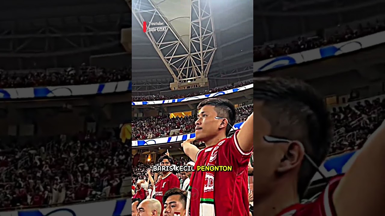 Youtube Thumnail image of : Suasana luar stadion jelang laga Indonesia, ternyata Masih sore di Arab Saudi,
