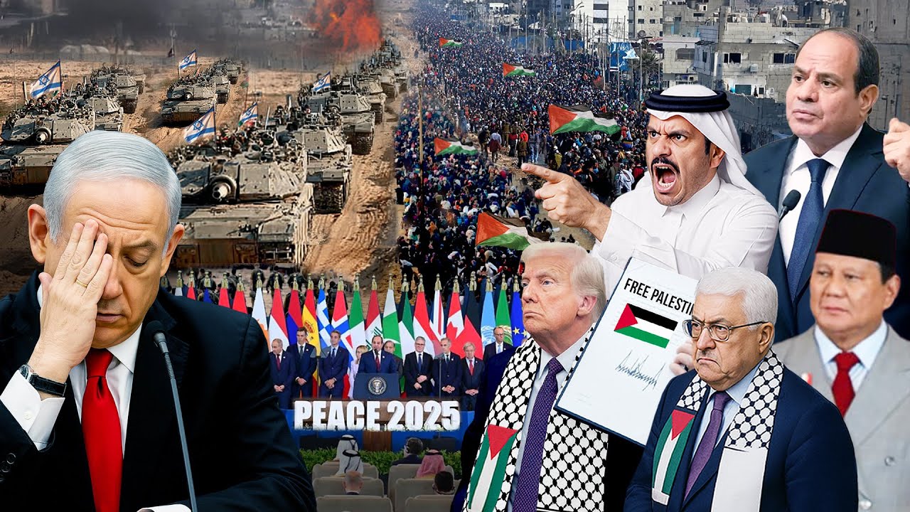 Youtube Thumnail image of : PALESTINA RESMI MERDEKA! Israel Kalah Telak, Dunia Bersatu Dukung Perdamaian Bersama Indonesia & AS