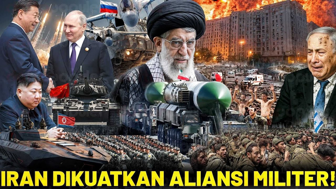 Youtube Thumnail image of : Iran Terima Senjata Rusia! Aliansi China & Korut Siap Bantu, AS–Israel Ketakutan