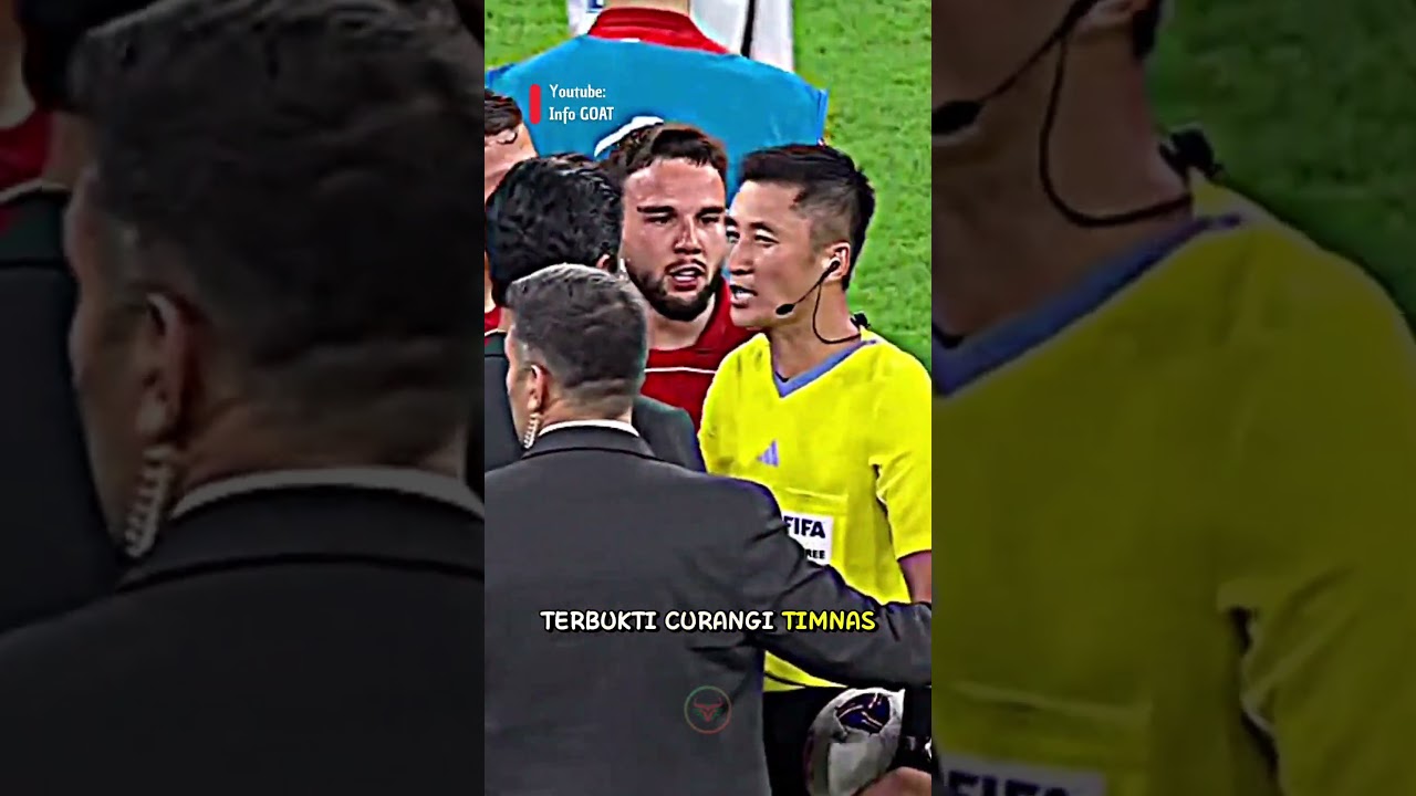 Youtube Thumnail image of : FIFA bertindak wasit curang laga Indonesia vs irak