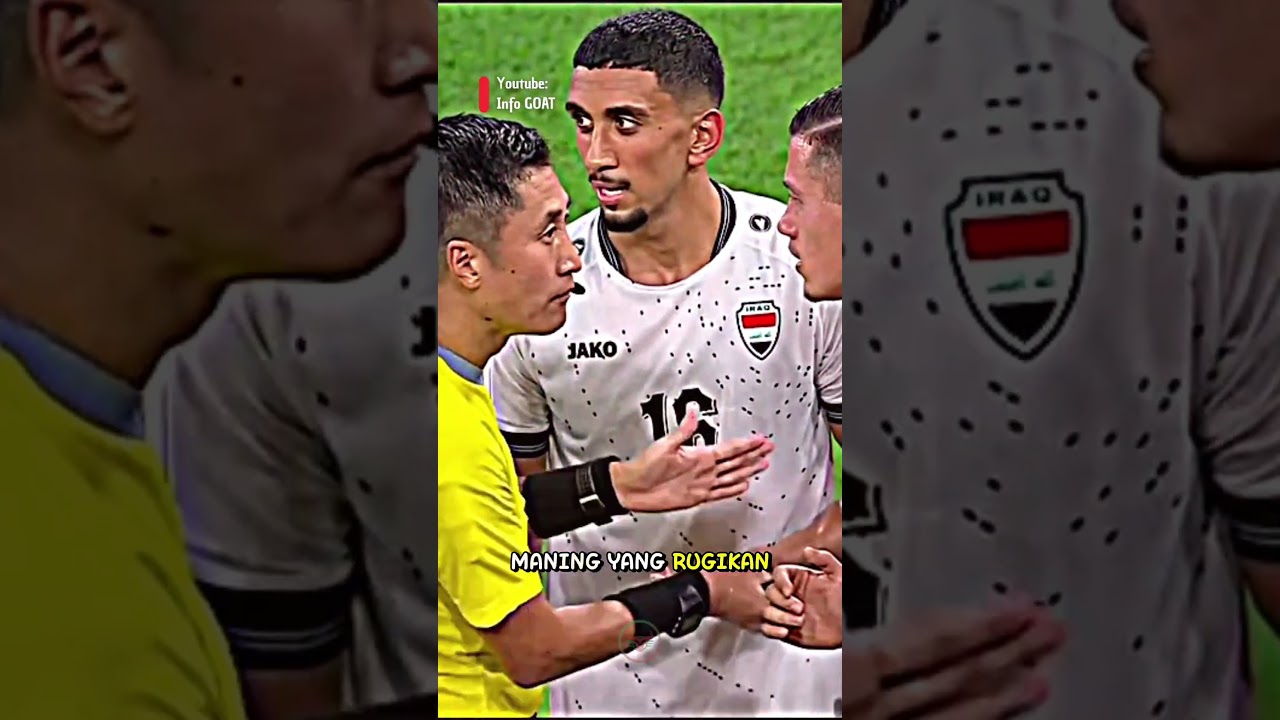 Youtube Thumnail image of : Media Asing Soroti  Keputusan Aneh Wasit Ma Ning yang Rugikan Timnas Indonesia, sebut ada main AFC