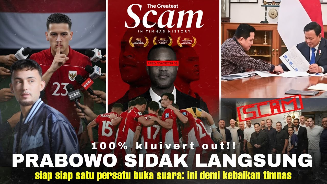 Youtube Thumnail image of : Prabowo Tegas Minta Tanggung Jawab, Ivar Bongkar Semuanya: Gak Ada Alasan Pertahankan Kluivert