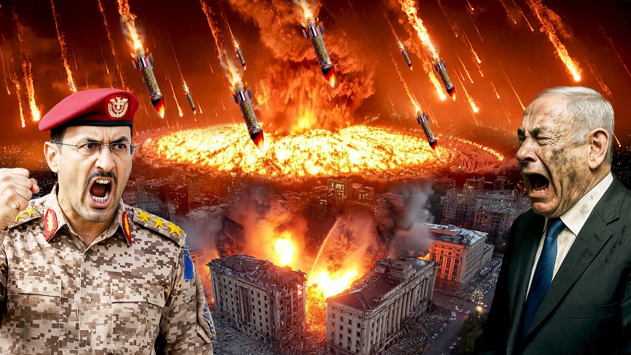 Youtube Thumnail image of : ISRAEL TERBAKAR SEPERTI NERAKA? Houthi Kembali Luncurkan Serangan Rudal Hipersonik, Tel Aviv Hancu