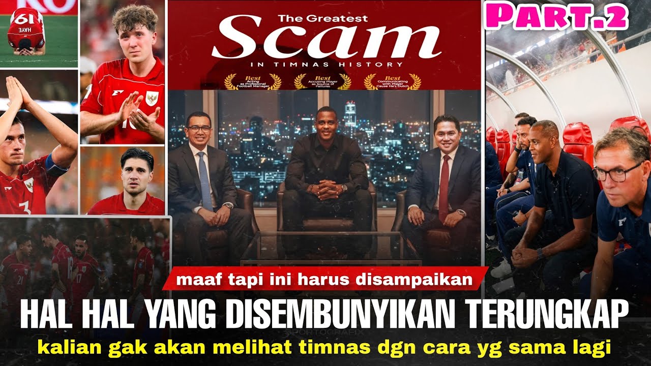 Youtube Thumnail image of : Part 2: Tolong Lihat Ini! Terlalu Banyak Pengkhianatan Dibalik Gugurnya Garuda. PSSI Over GIMMICK!!