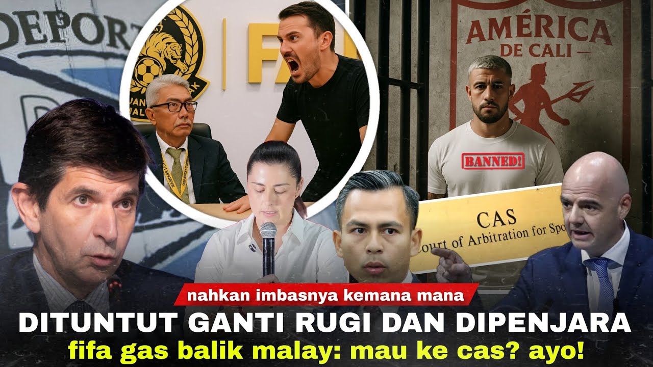 Youtube Thumnail image of : Alaves Tuntut FAM, Garces Tambah Nguntab. Holgado 'Dipenjara' Klubnya. FAM Ke CAS? FIFA "SILAHKAN!"