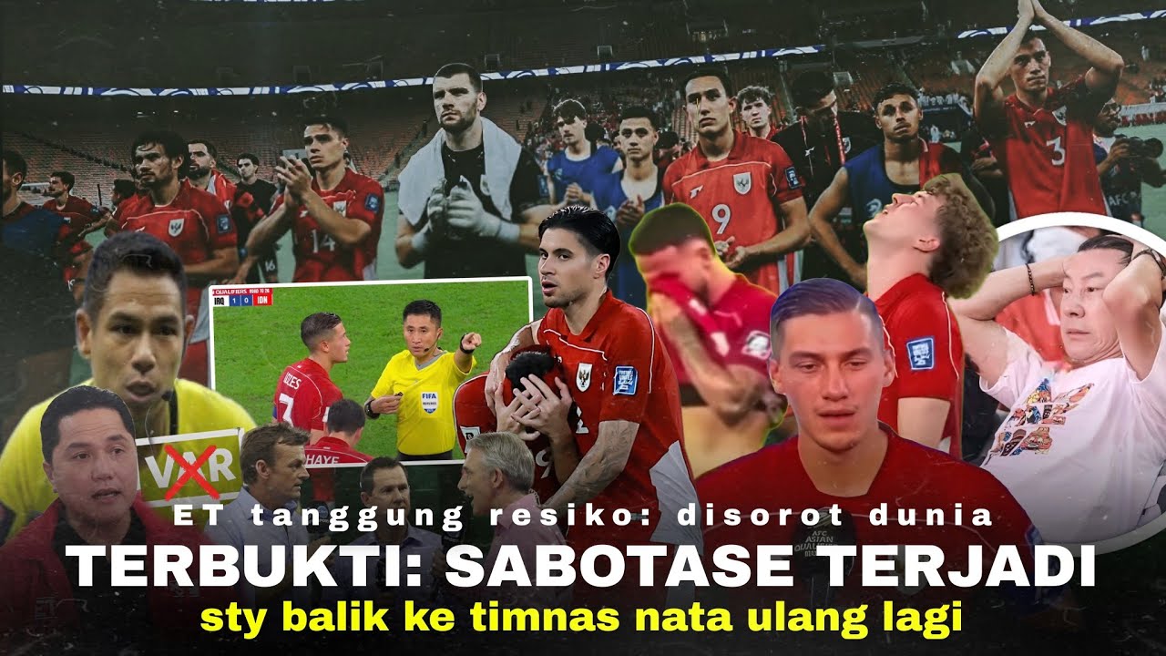 Youtube Thumnail image of : Monitor VAR Tak Fungsi, Bentrok Ruang Ganti: 2026 STY Balik, Reaksi ET Jadi Sorotan. Sabotase Besar