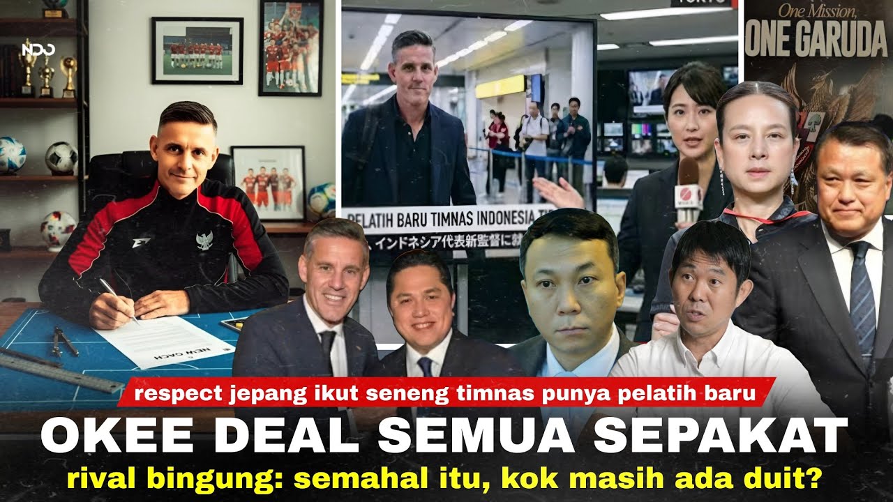 Youtube Thumnail image of : Rival Kaget, Gaji Fantastis & Kontrak Panjang Herdman: Loh Kok Bisa? Jepang 'Indonesia Akan Bangkit'