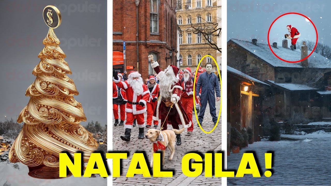 Youtube Thumnail image of : Natal Paling Heboh di Dunia! Pohon Sultan, Rekor Dunia & Sinterklas Terekam Kamera