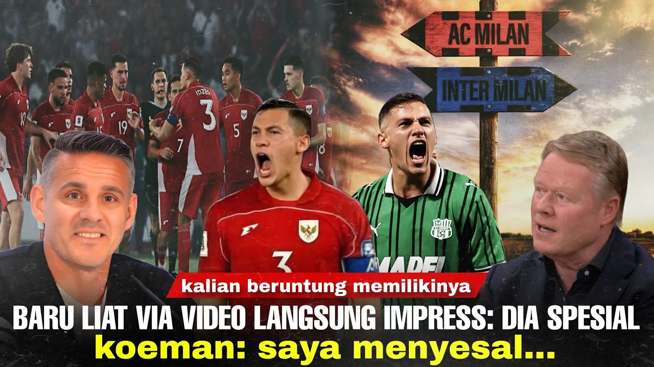 Youtube Thumnail image of : Rekor Langka Tercipta! Kalian Beruntung Punya Dia: Koeman Menyesal KNVB Tak Bentengi Idzes. TULUS