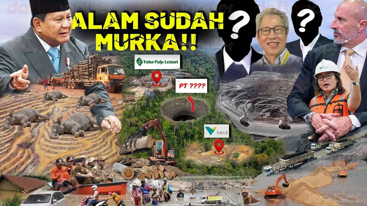 Youtube Thumnail image of : Siapa Biang Kerok Banjir! Inilah Korporasi Asing & Konglomerat Lokal di Balik Kerusakan Alam Sumatra