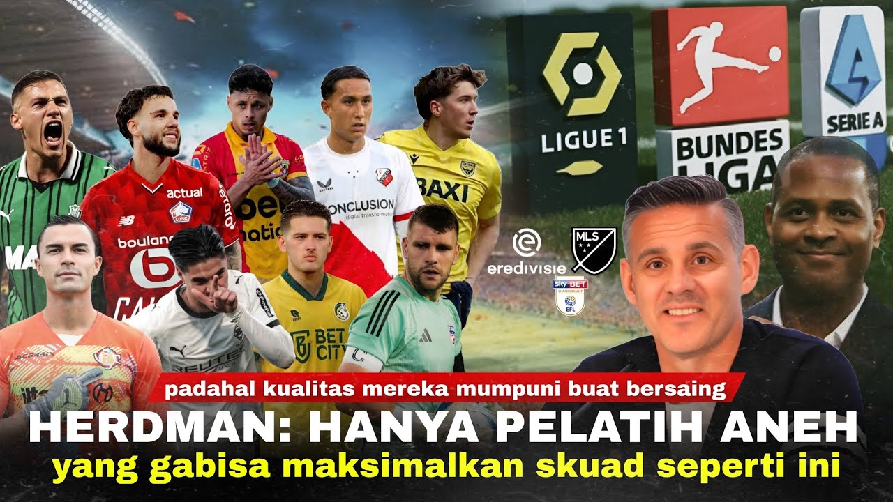 Youtube Thumnail image of : Herdman Kaget Pas Liat List Pemain 'Kok Bisa Gak Lolos? " Bentuk Salah Satu Pertahanan Terbaik ASIA