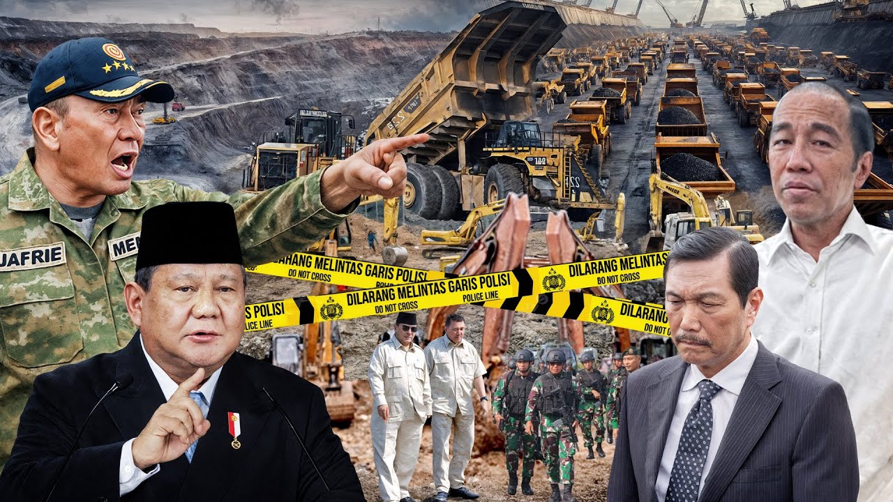 Youtube Thumnail image of : JENDERAL SJAFRIE, TANGAN KANAN PRABOWO! Sikat Semua Tambang Ilegal Peninggalan Era Jokowi
