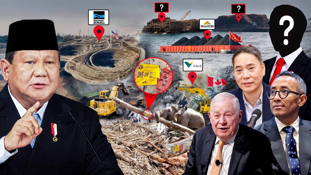 Youtube Thumnail image of : KEKAYAAN ALAM DIKERUK HABIS, RAKYAT MENDERITA? Korporasi Asing diBalik Banjir & Tambang di Indonesia