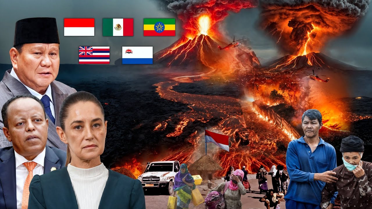 Youtube Thumnail image of : ASTAGFIRULLAH, HARI INI SEMERU MELETUS DAHSYAT-10.000 WARGA MENGUNGSI! 120 Gunung Api di Dunia Siaga