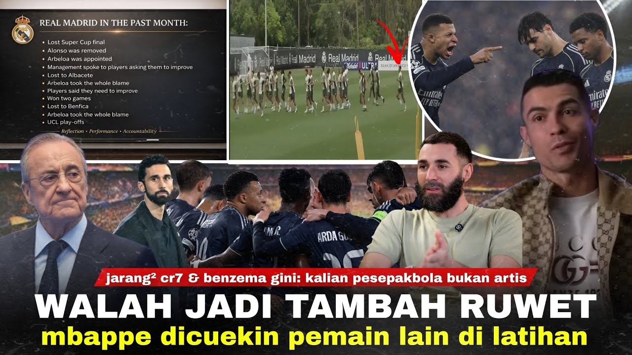Sebulan 11 Masalah, Fakta Baru Lagi: Mbappe Dijauhi Rekan2 Karena Blak2an. Ronaldo ‘Rombak Total’