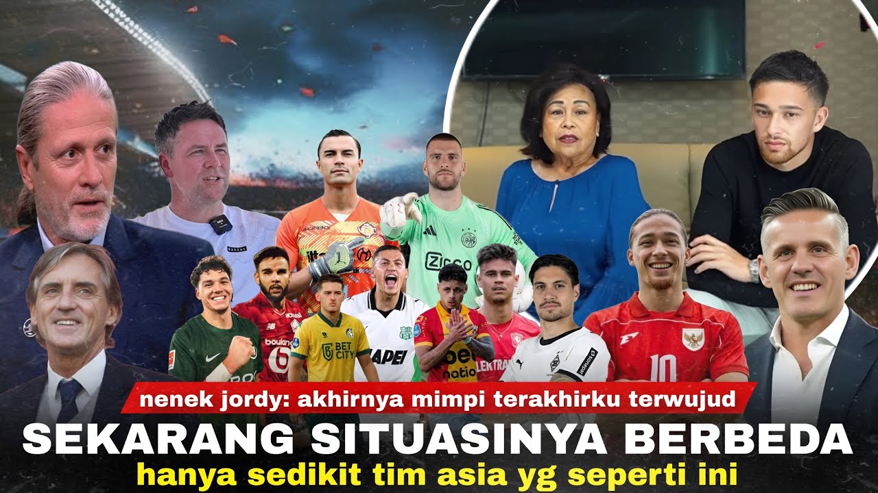 Youtube Thumnail image of : Tangis Air Mata Nenek Jordy "Akhirnya Bisa Bela Garuda". Tujuan Herdman Bentuk Pertahanan Terbaik