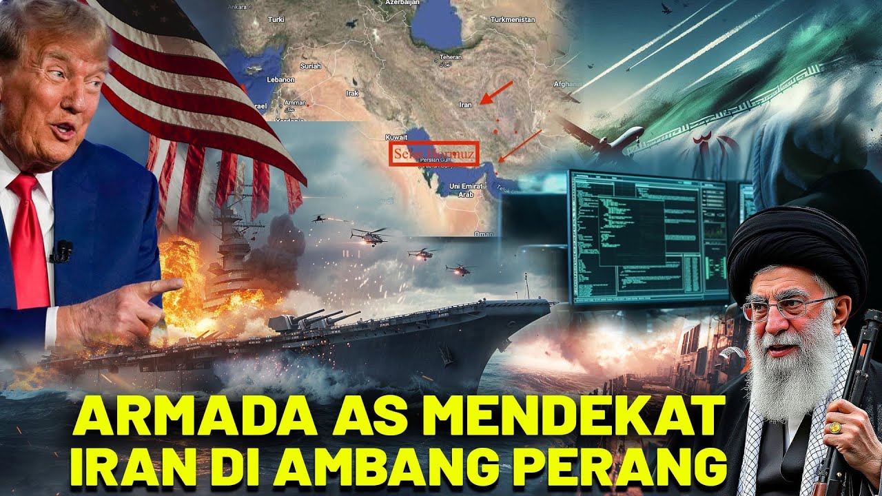 AS-Iran di Ambang Perang! Armada AS Mendekat, Iran Siapkan Beragam Skenario Balasan di Selat Hormuz