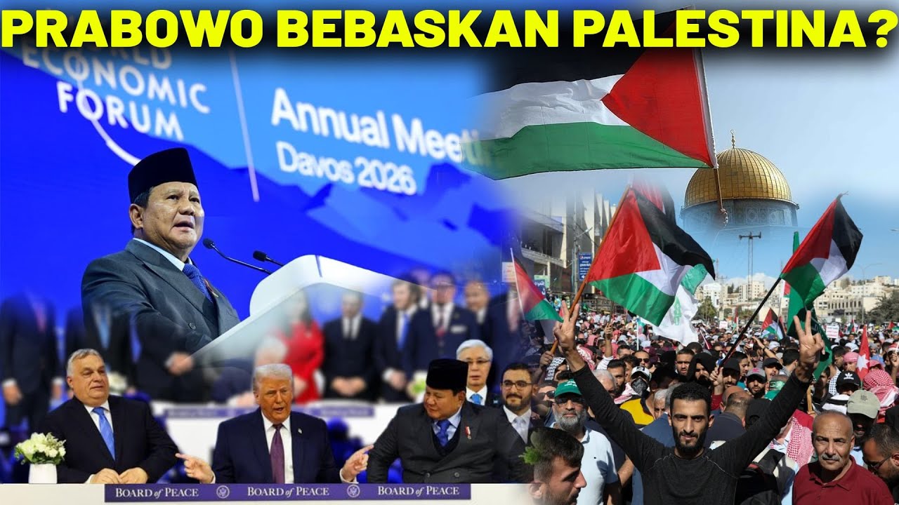 Youtube Thumnail image of : Apa Misi Rahasia Prabowo Masuk Dewan Perdamaian.? AkanKah Palestina Merdeka.?