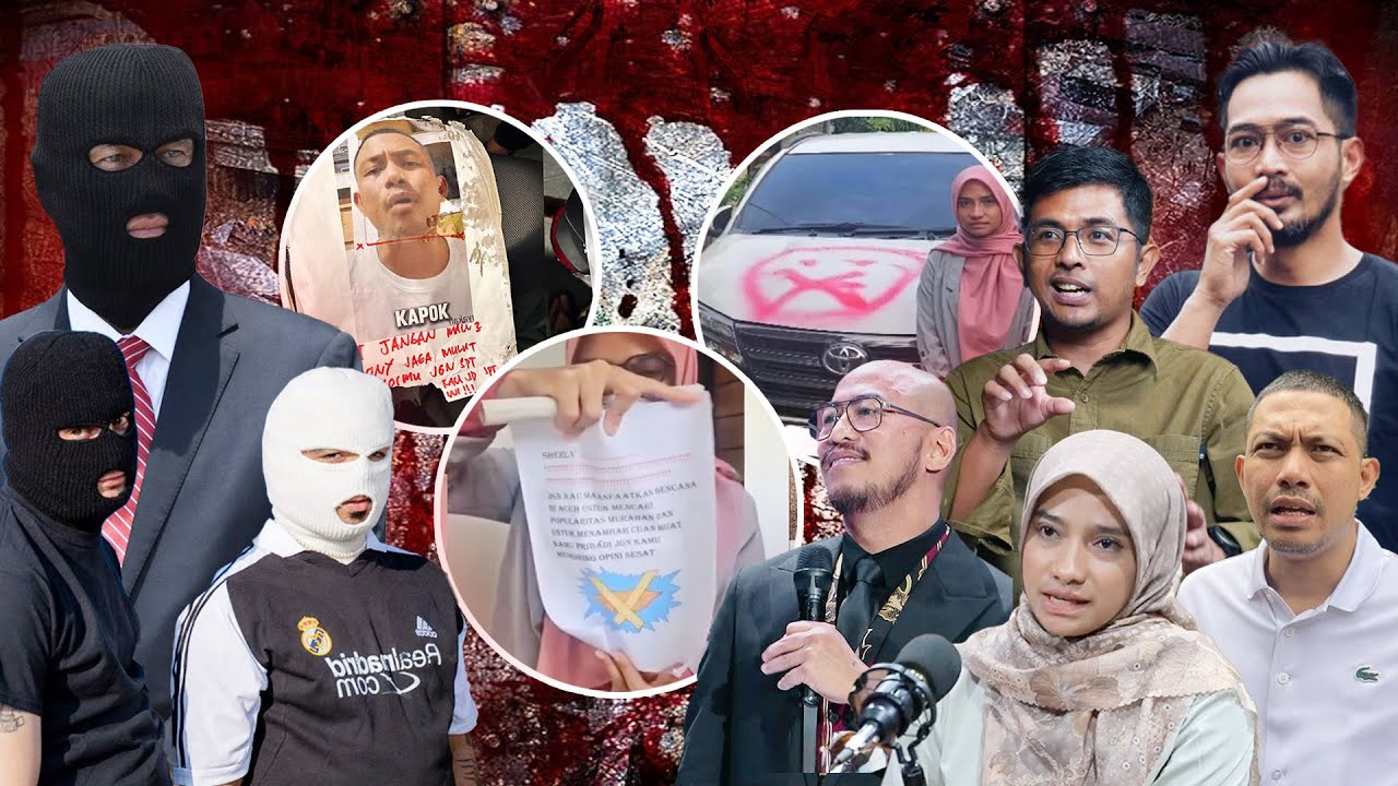 Youtube Thumnail image of : SUARA DIBUNGKAM!? ANCAMAN T3ror ke Kreator & Aktivis yang Soroti Penanganan Bencana di Sumatra–Aceh