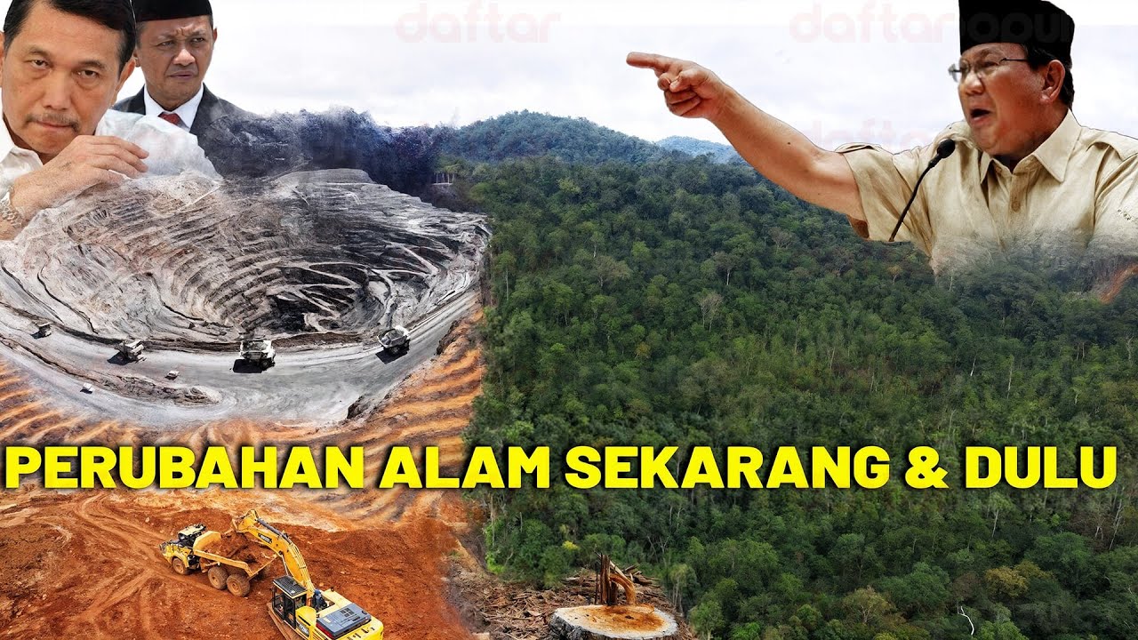Youtube Thumnail image of : Prabowo Marah.! Begini Transformasi 20 Tambang yang Merusak Alam & Menyebabkan Bencana