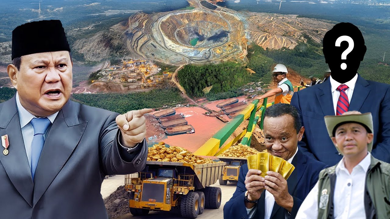 Youtube Thumnail image of : PRABOWO MURKA, ADA PEJABAT RAKUS BEKINGI MAFIA? Puluhan Wilayah Indonesia Rusak Akibat Tambang