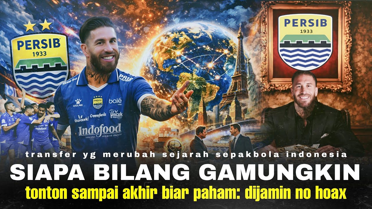 Youtube Thumnail image of : Sergio Ramos ke Persib, Dunia Kaget: Skema Kontrak Hybrid & Visi Besar Persib Menembus Pasar Global