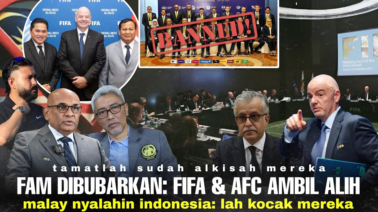 Youtube Thumnail image of : Dih Nyeret2 Nama Indonesia, FAM Kelabakan dgn Keputusan Terbaru FIFA! Dibekukan & Diambil Alih Semua