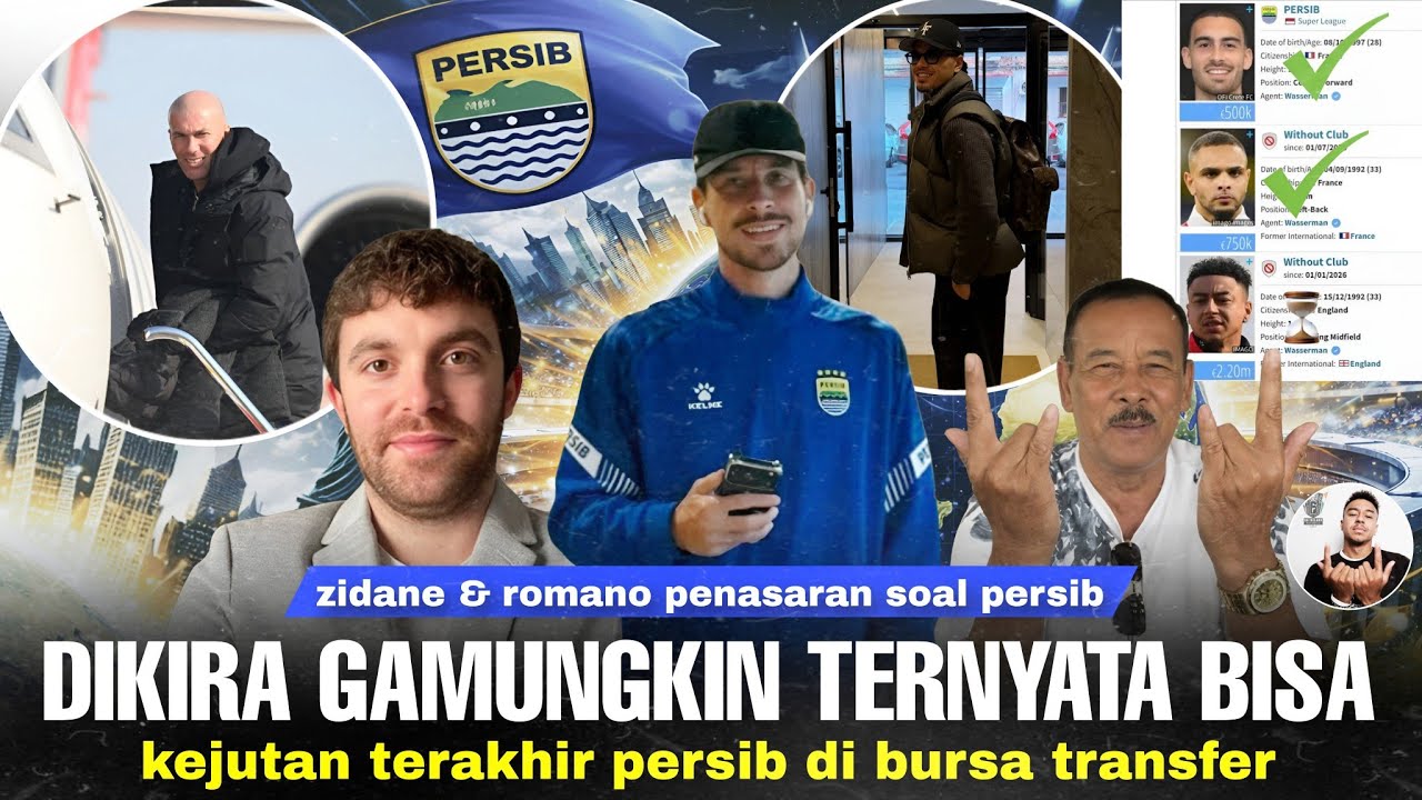 Zidane & Romano Datang ke Bandung “Penasaran”: Kejutan blm Usai, Ragnar Diajak Haye. WHU Kode ‘JL’