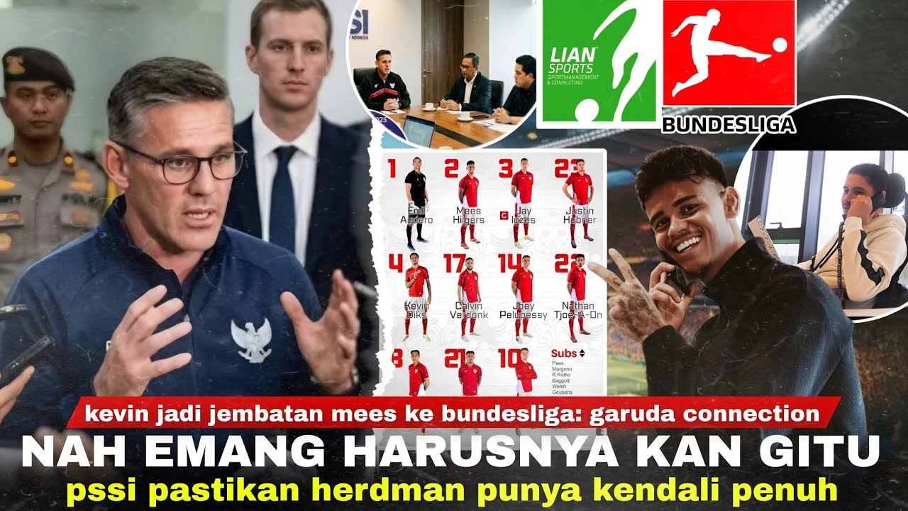 Youtube Thumnail image of : Herdman Tegas! PSSI Gabisa Nolak Syarat Ini: Mees ke Jerman, Dibantu Kevin. Garuda Connection