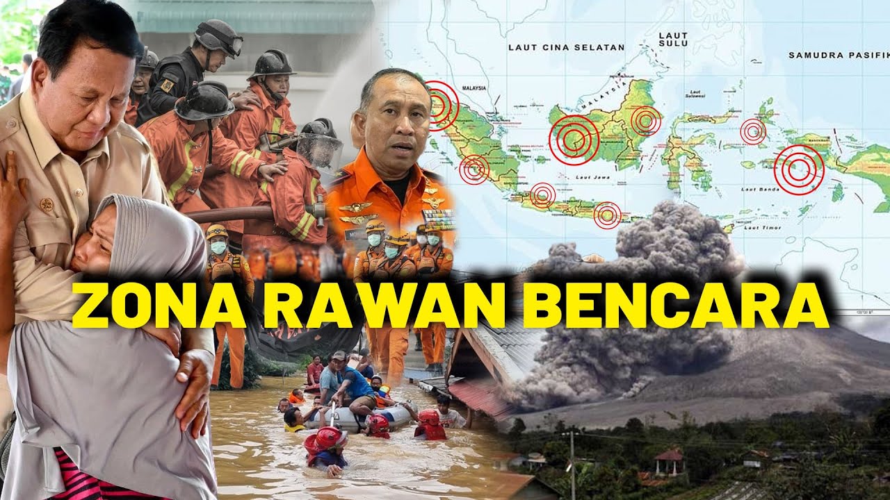 Youtube Thumnail image of : INILAH TITIK ZONA RAWAN BENCANA DI INDONESIA. Daerah Ini Harus Siapkan Diri…