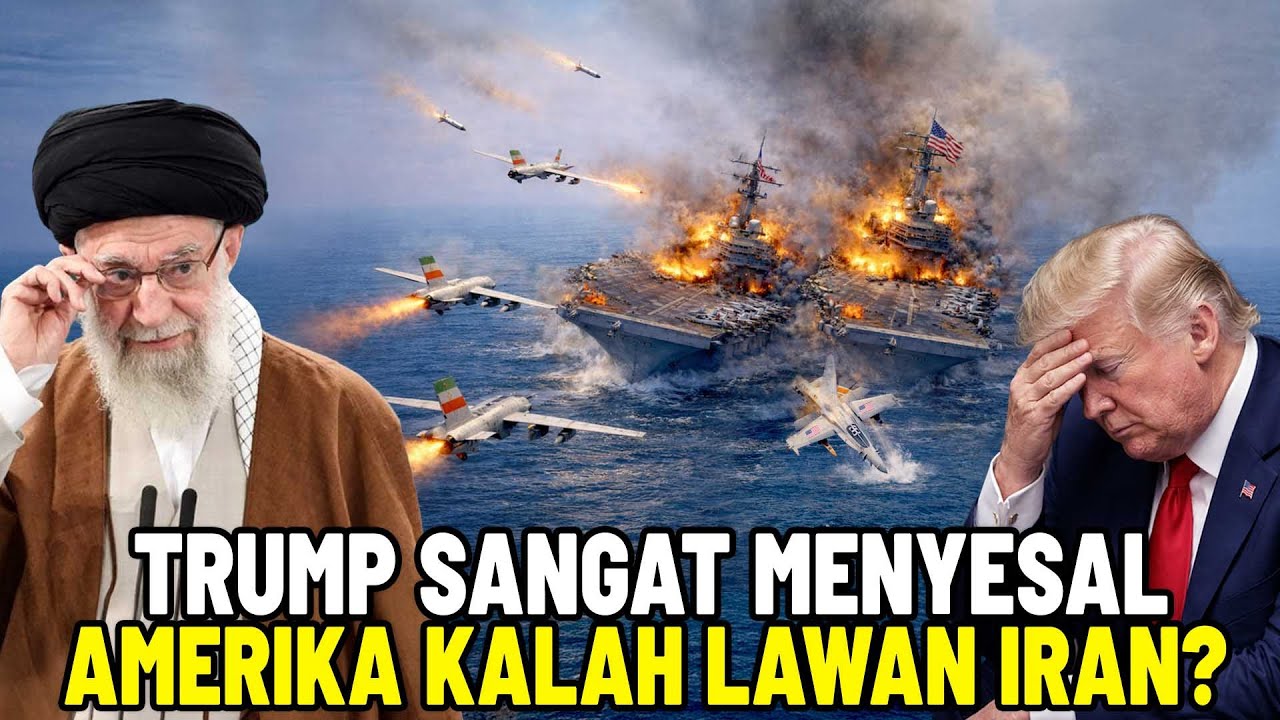 Youtube Thumnail image of : ARMADA BESAR AS DIHANCURKAN IRAN!? Iran akan Luncurkan Serangan Massif ke Kapal AS di Timur Tengah!?